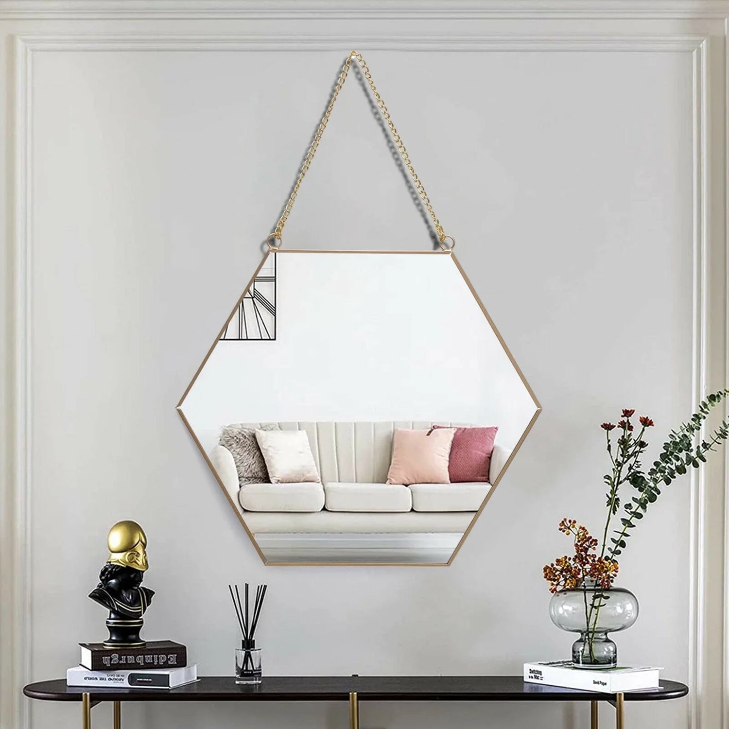 HECTAGON GOLD MIRROR