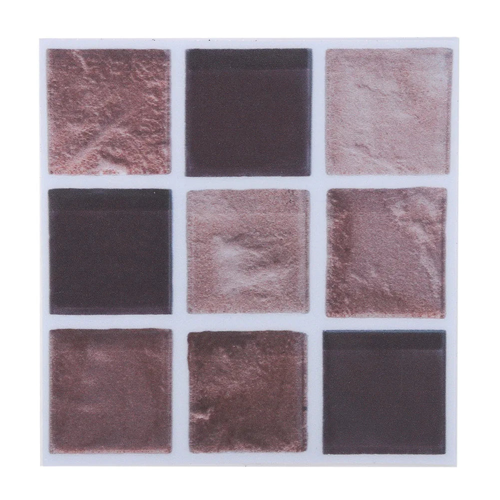 Mosaic Tile Transfer Stickers Bathroom Kitchen  Home(10cm*10cm) waterproof Tile Sticker Tile Sticker Stickers Bathroom