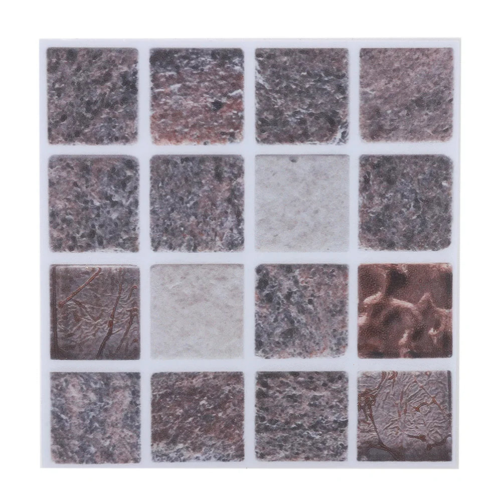 Mosaic Tile Transfer Stickers Bathroom Kitchen  Home(10cm*10cm) waterproof Tile Sticker Tile Sticker Stickers Bathroom